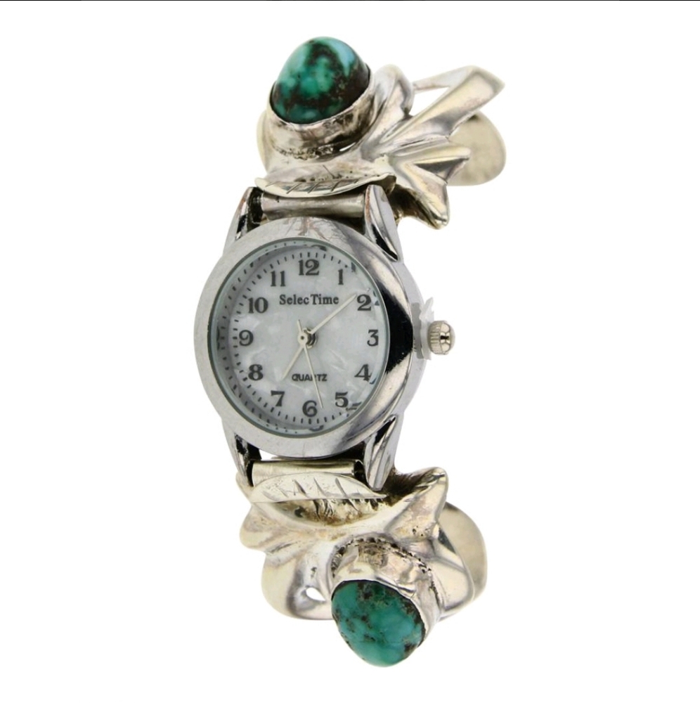 Vintage Pawn Turquoise Watch Bracelet